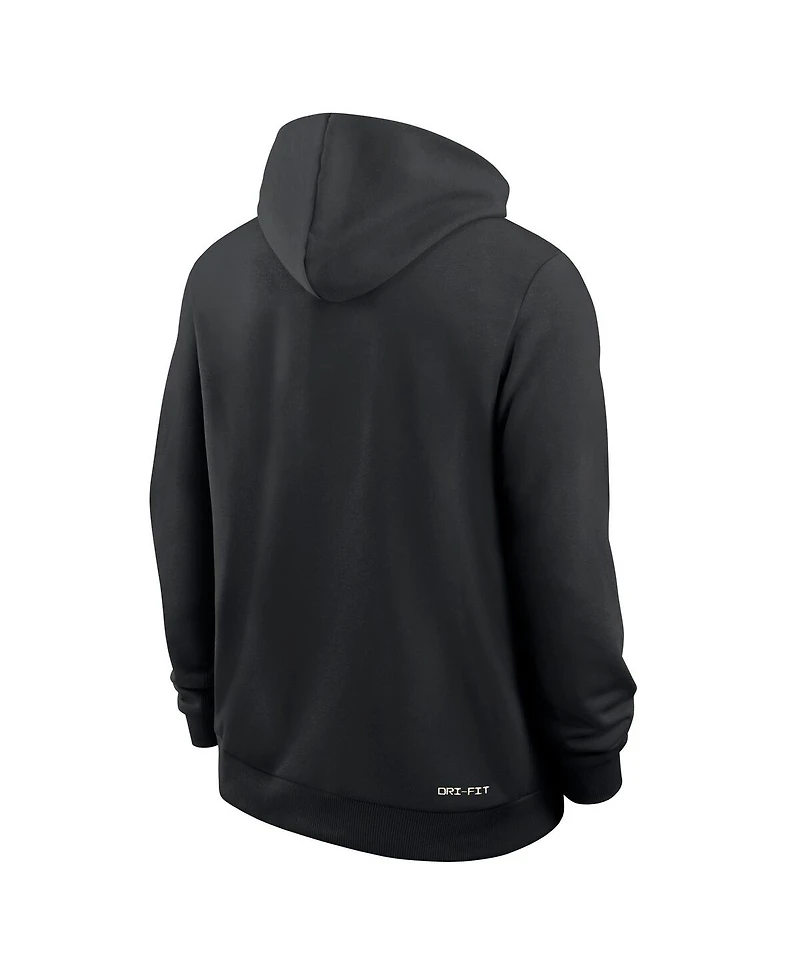 Nike Men's Black Colorado Buffaloes 2025 Sideline Performance Full-Zip Hoodie
