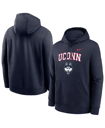 Nike Men's Navy UConn Huskies Club Pullover Hoodie