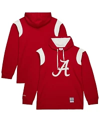 Mitchell & Ness Men's Crimson Alabama Tide Thermal Lightweight Hoodie