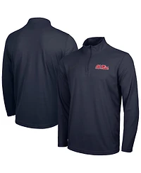 Nike Men's Navy Ole Miss Rebels Intensity Performance Quarter-Zip Pullover Sweatshirt