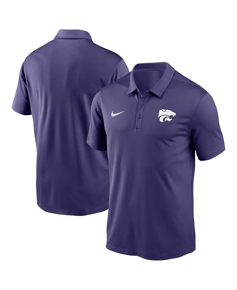 Nike Men's Purple Kansas State Wildcats Victory Solid Performance Polo Shirt