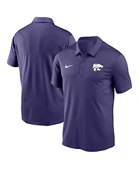 Nike Men's Purple Kansas State Wildcats Victory Solid Performance Polo Shirt