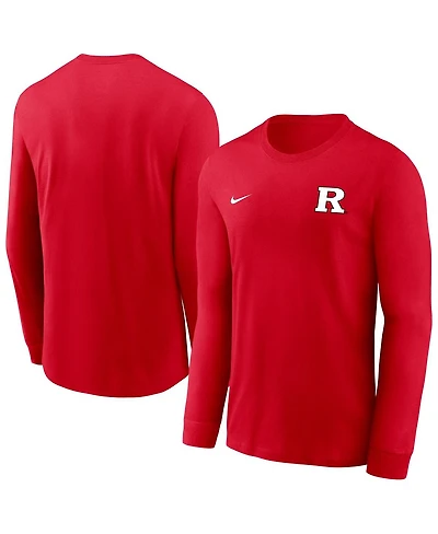 Nike Men's Scarlet Rutgers Knights Legend Dri-fit Long Sleeve T-Shirt
