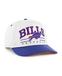 '47 Brand Men's White/Royal Buffalo Bills Roscoe Two-Toned Hitch Adjustable Hat