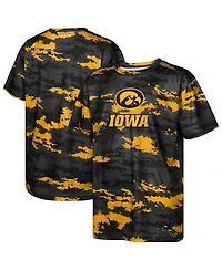 Outerstuff Big Boys and Girls Black Iowa Hawkeyes Scrimmage Sublimated T-Shirt