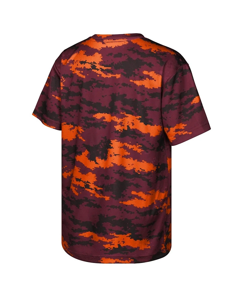 Outerstuff Big Boys and Girls Maroon Virginia Tech Hokies Scrimmage Sublimated T-Shirt