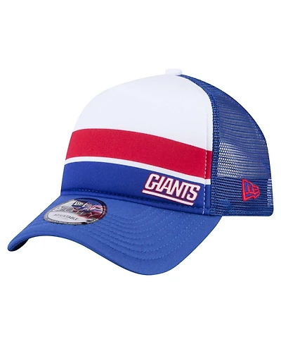 New Era Preschool Royal New York Giants Sport Night Color Block 9FORTY A-Frame Trucker Adjustable Hat
