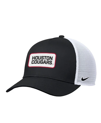 Nike Men's Black Houston Cougars 2025 On-Field Rise Trucker Adjustable Hat