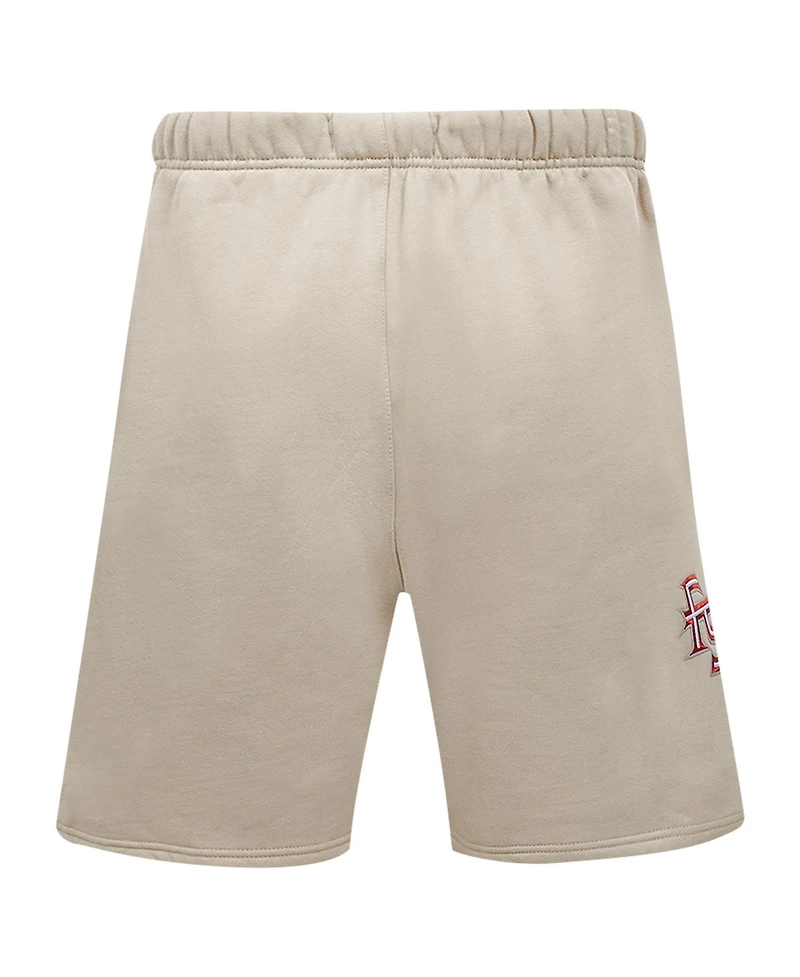 Pro Standard Men's Tan Florida State Seminoles Neutral Relaxed Shorts
