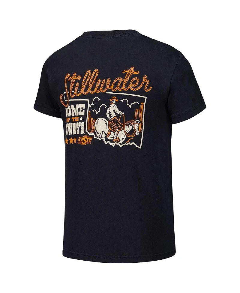 Image One Big Boys and Girls Oklahoma State Cowboys Hyperlocal Comfort Colors T-Shirt