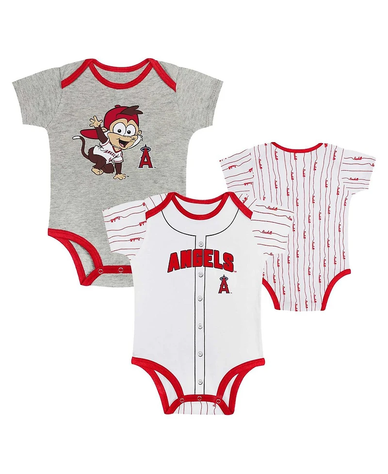 Outerstuff Baby Boys and Girls Los Angeles Angels Play Ball 2-Pack Bodysuit Set