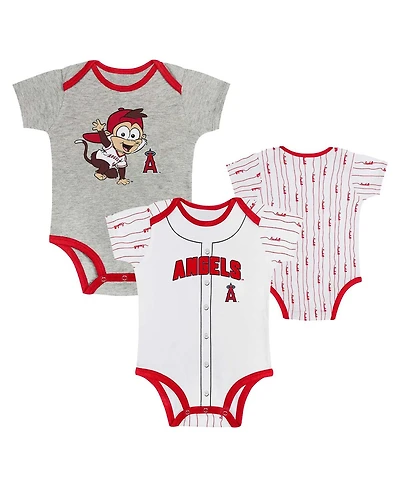 Outerstuff Baby Boys and Girls Los Angeles Angels Play Ball 2-Pack Bodysuit Set