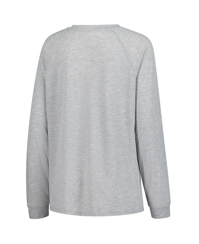 Concepts Sport Women's Royal/Gray Indianapolis Colts Petition Raglan Long Sleeve Top and Shorts Set