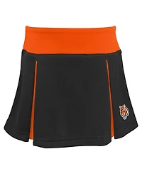 Outerstuff Big Girls 2-Piece Black Cincinnati Bengals Spirit Cheerleader Dress Set