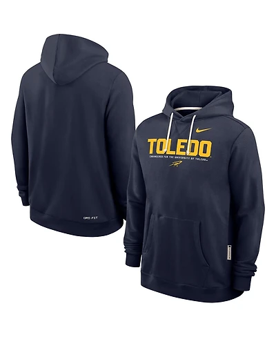 Nike Men's Navy Toledo Rockets 2025 Sideline Performance Pullover Hoodie