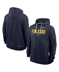 Nike Men's Navy Toledo Rockets 2025 Sideline Performance Pullover Hoodie