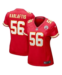 Nike Women's George Karlaftis Red Kansas City Chiefs Game Player Jersey