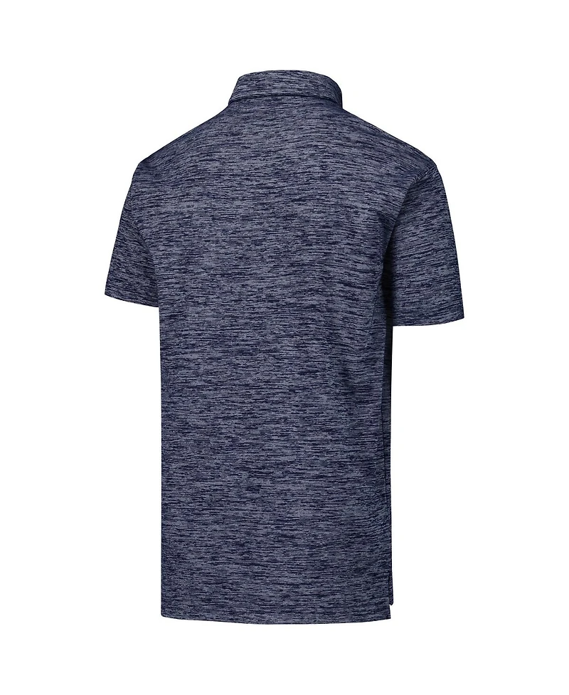 Wes & Willy Big Boys and Girls College Navy Seattle Seahawks Cloudy Yarn Polo Shirt