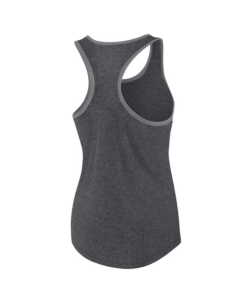 Fanatics Women's Heather Black Cincinnati Bengals Plus Fuel Tank Top