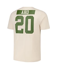Levelwear Men's Sebastian Aho Khaki Carolina Hurricanes 2024 Nhl Military Appreciation Richmond Delta Player Name Number T-Shirt