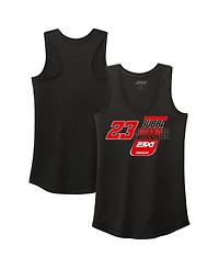 23Xi Racing Women's Black Bubba Wallace Racer Back Tri-Blend Tank Top
