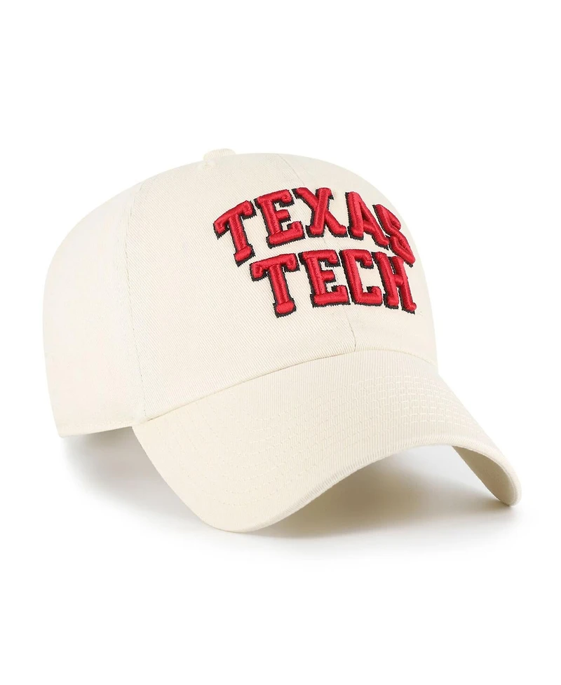 '47 Brand Men's Sand Texas Tech Red Raiders Clean Up Adjustable Hat