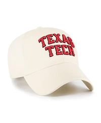 '47 Brand Men's Sand Texas Tech Red Raiders Clean Up Adjustable Hat