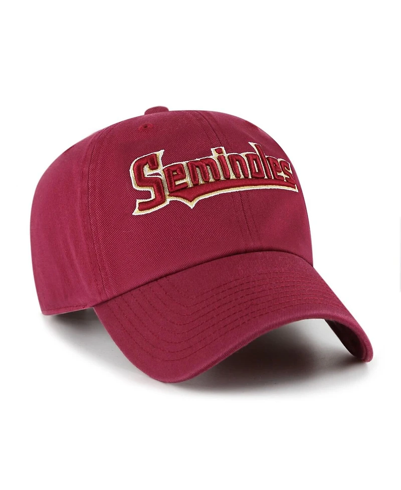 '47 Brand Men's Garnet Florida State Seminoles Clean Up Adjustable Hat