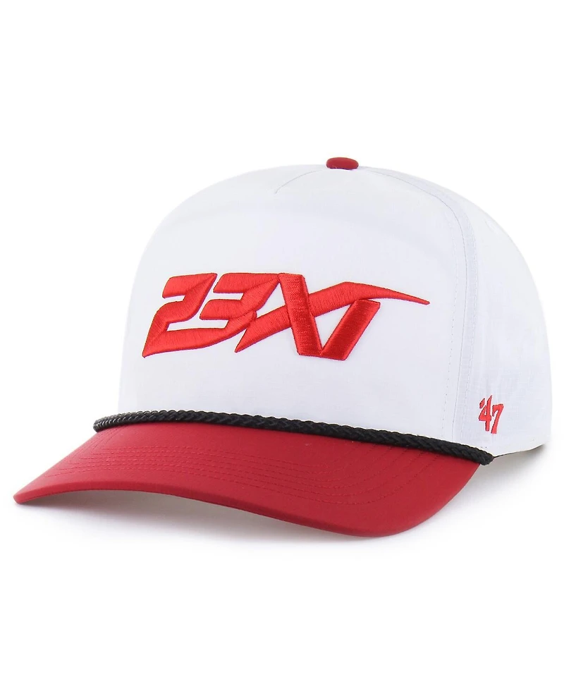 '47 Brand Men's White/Red Tyler Reddick 23XI Rope Hitch Adjustable Hat