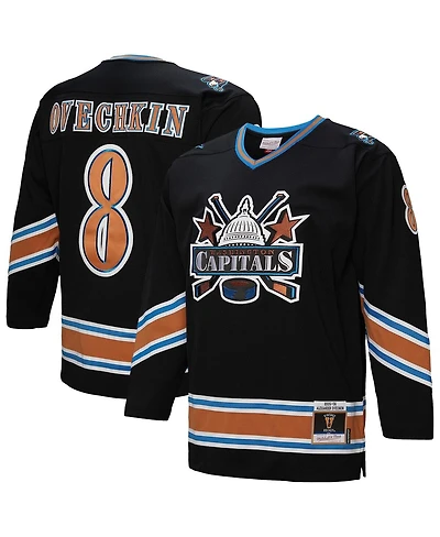 Mitchell & Ness Men's Alexander Ovechkin Black Washington Capitals 2005/06 Power Play Jersey