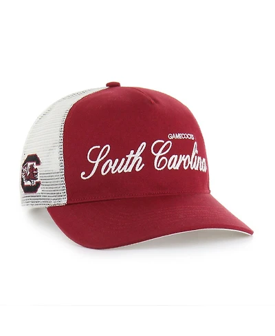 '47 Brand Men's and Women's Garnet South Carolina Gamecocks Contemporary Basics Foundation Trucker Hitch Adjustable Hat