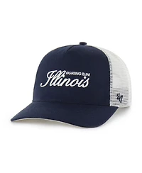 '47 Brand Men's Navy Illinois Fighting Illini Contemporary Basics Foundation Trucker Hitch Adjustable Hat