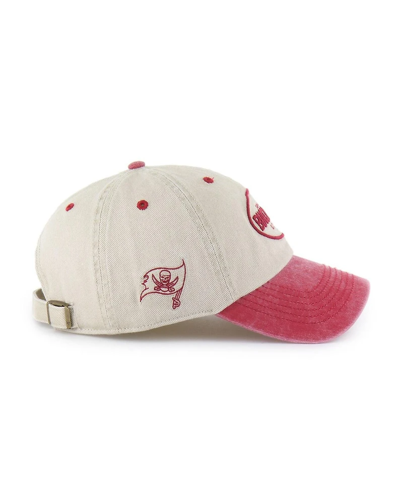 '47 Brand Men's Khaki Tampa Bay Buccaneers Breaking Trail Clean Up Adjustable Hat