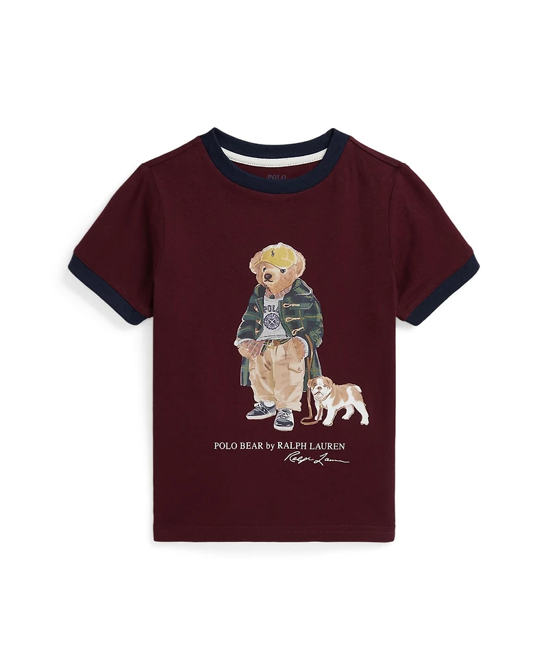 Polo Ralph Lauren Toddler and Little Boys Bear Ringer T-Shirt