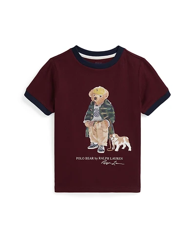 Polo Ralph Lauren Toddler and Little Boys Bear Ringer T-Shirt