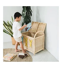 Momiji - Handcrafted Rattan Anais Storage Trunk with handles - Wicker