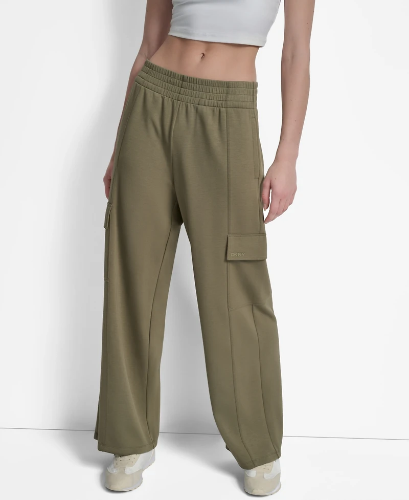 Dkny Sport Women's Highline Scuba Cargo Pants
