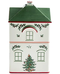 Spode Christmas Tree Village Stacking Canister