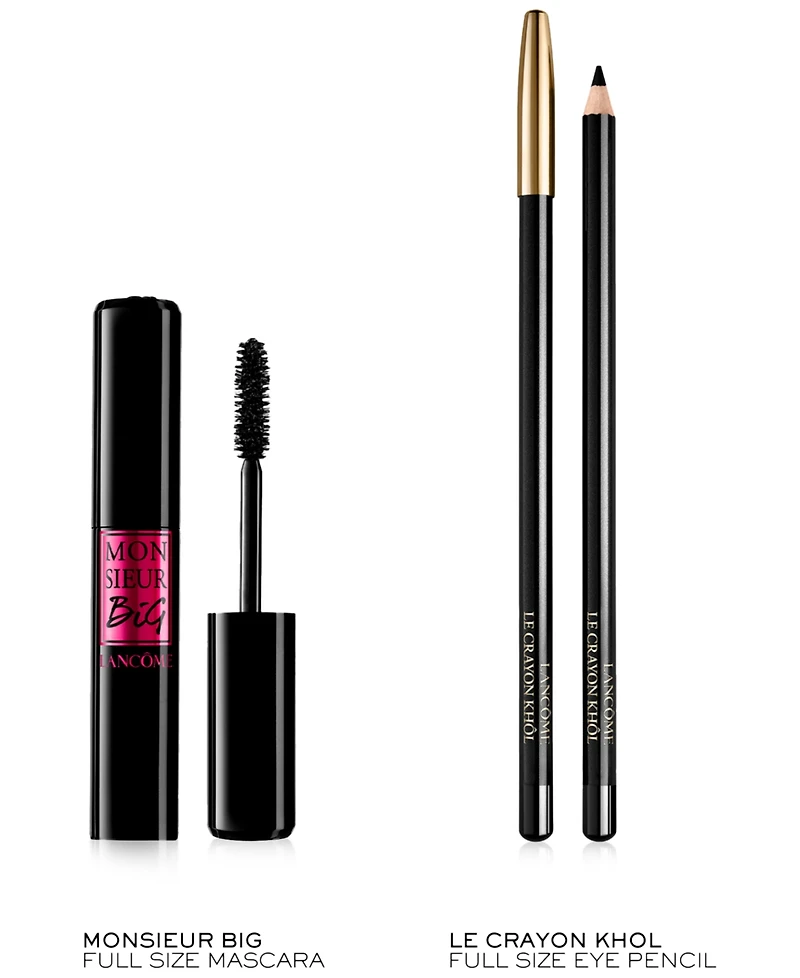 Lancome 2-Pc. Monsieur Big Mascara and Le Crayon Khol Eyeliner Gift Set