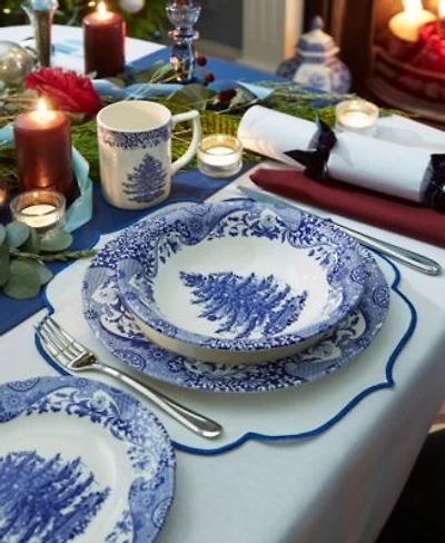 Spode Blue Italian Christmas Tree Dinnerware Collection