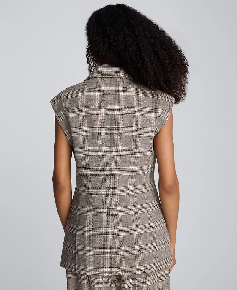Kenneth Cole Women's Sleeveless Peplum Vest