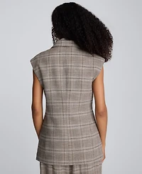 Kenneth Cole Women's Sleeveless Peplum Vest