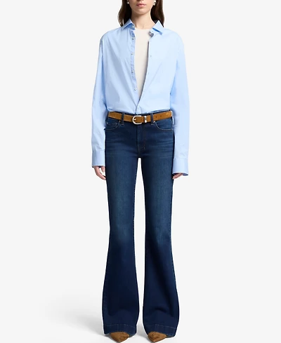 7 For All Mankind Women's Dojo Flare Leg Jeans