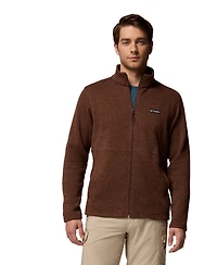 Columbia Men's Alto Pass Textured Knit Sweater Fleece Zip-Front Jacket