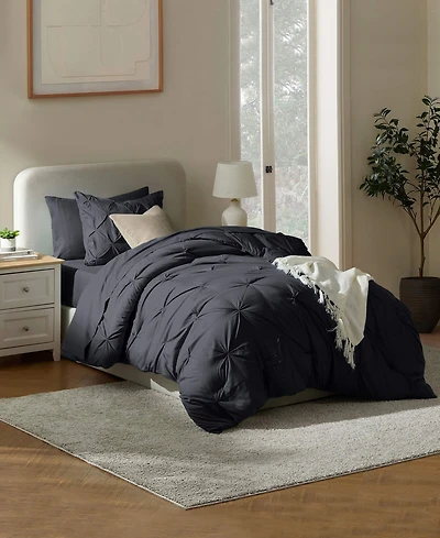 Nestl Luxury Soft Pinch Pleat 5-Pc. Comforter Set