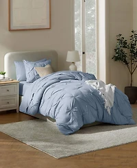 Nestl Luxury Soft Pinch Pleat 5-Pc. Comforter Set