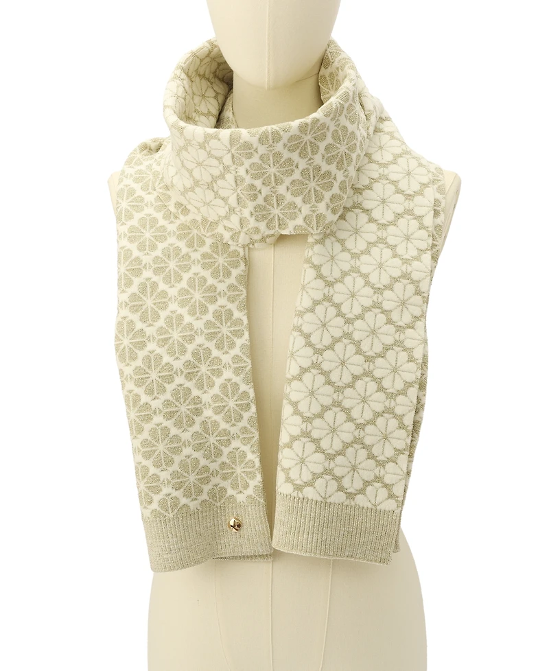kate spade new york Spade Flower Tonal Scarf