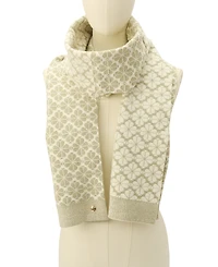 kate spade new york Spade Flower Tonal Scarf