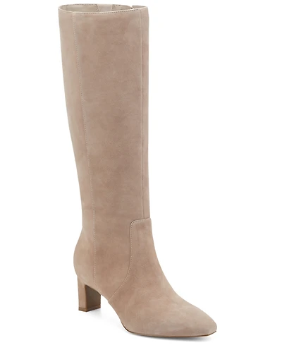 Rockport Women's Mabel Wide-Calf Suede Dress Boots