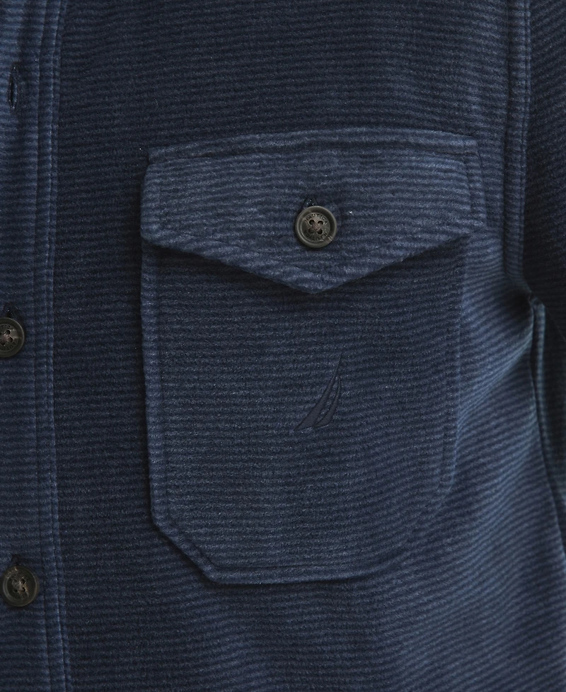 Nautica Men's Polar Fleece Button-Up Shirt